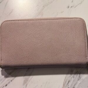 Thirty-One Blush Zip-Around Wallet